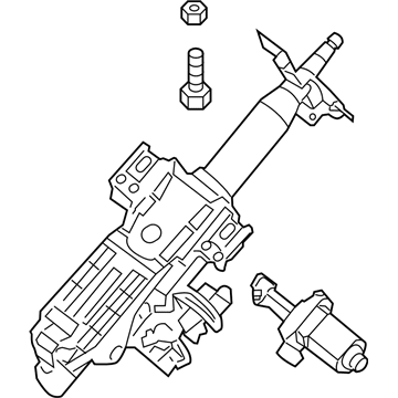 Infiniti 48810-3JA1B Column Assy-Steering, Upper