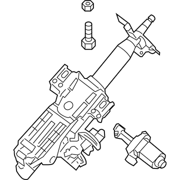 Nissan 48810-3JA1B Column Assy-Steering, Upper