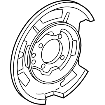 Lexus 46503-30241 Plate Sub-Assy, Parking Brake, RH