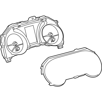 Toyota 83800-0XG41 Cluster Assembly