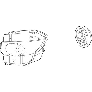 Lexus 81221-50110 Lamp Unit, Fog Lamp, LH