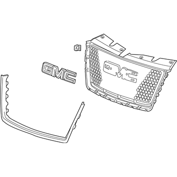 GM 22820043 Grille Assembly