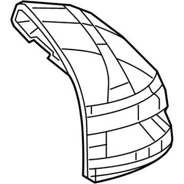 Honda 76201-TR2-A01ZB Cap, Passenger Side Skull (Taffeta White)