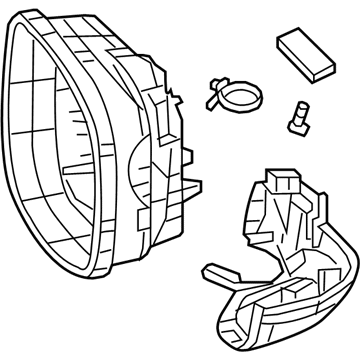 Honda 76255-TR2-A01 Housing Set, L.