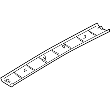 BMW 51-49-7-077-946 Interior Upper Trunk Lid Trim Panel