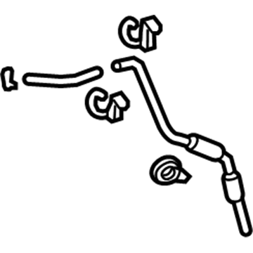 Acura 70060-STK-A00 Tube, Right Rear Drain (Sunroof)