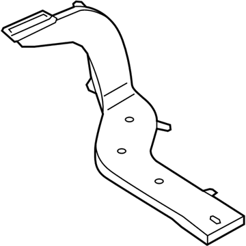 BMW 64-22-7-213-299 Air Duct, B-Pillar, Inner Left