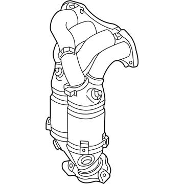 Toyota 25051-28090 Exhaust Manifold