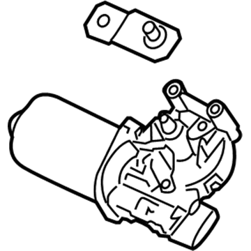 Kia 981103W000 Windshield Wiper Motor Assembly