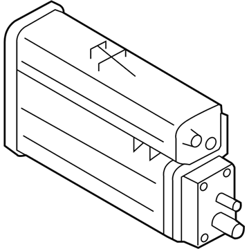 Hyundai 31401-3V500 Canister & Holder Assembly