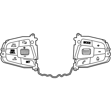 BMW 61-31-9-873-220 SWITCH, MULTIFUNCT. STEERING