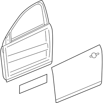 GM 22885532 Door Shell