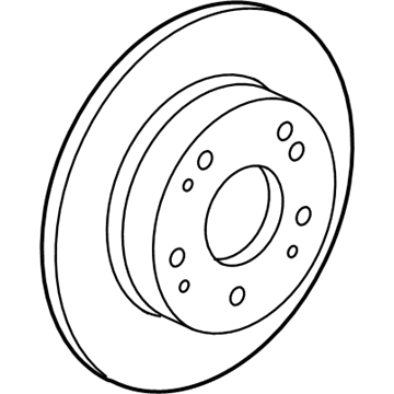 Acura 42510-TZ5-H10 Disk, Rear Brake