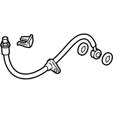 Acura 01468-TZ5-A10 Set, Rear Brake Hose