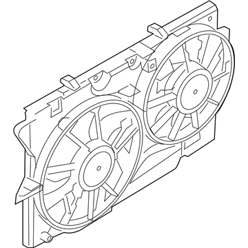 Ford DA8Z-8C607-B Fan Assembly