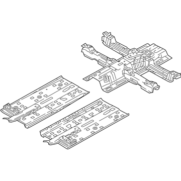 Kia 65100G5000 Panel Assembly-Floor, Center