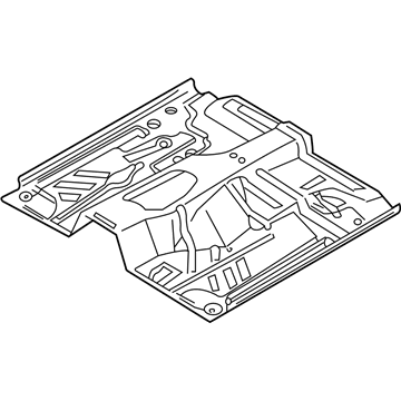 Nissan 74312-7Z830 Floor-Front