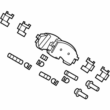 Ford MB3Z-2200-B PAD - BRAKE