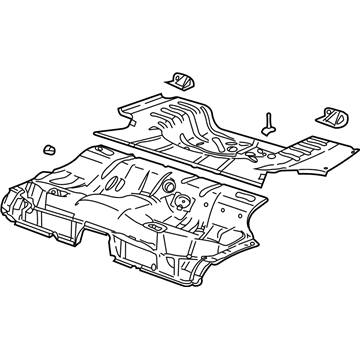 GM 22687886 Panel Asm, Rear Floor
