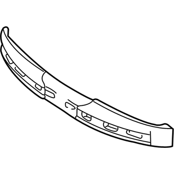 Hyundai 86520-2D000 Absorber-Front Bumper Energy
