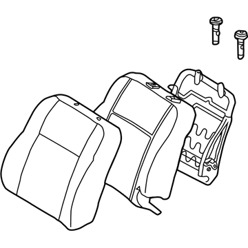 Toyota 71040-02100-B0 Seat Back Assembly