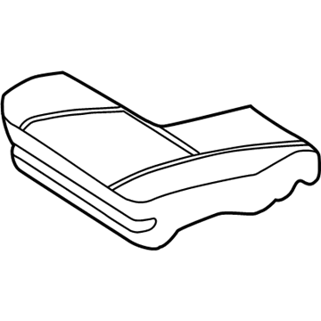 Toyota 71501-02010 Seat Cushion Pad