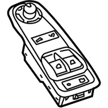 Mopar 5XN43JXWAC Bezel-Power Window Switch