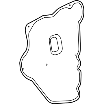 Mopar 68154620AC Shield-Front Door