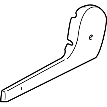 Hyundai 88280-38002-LK Cover Assembly-Front Seat Inner, RH