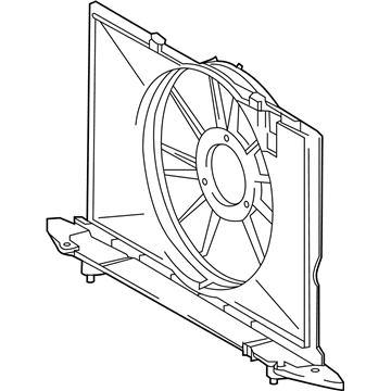 Toyota 16711-22140 Lower Shroud