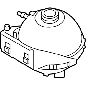 BMW 17-13-7-642-158 Coolant Reservoir