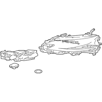 Lexus 81185-50C20 Headlamp Unit With Gas