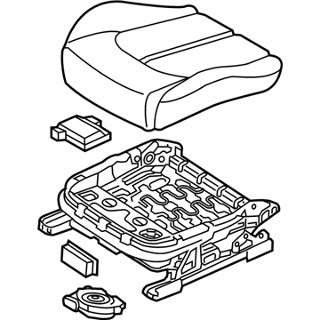 Hyundai 88200-C2050-SMK Cushion Assembly-Front Seat, Passenger