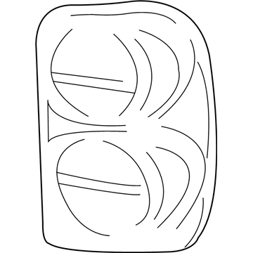 Mopar 55155828AH Lamp-Tail Stop Turn