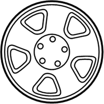 Ford YL1Z1007BA Wheel, Alloy