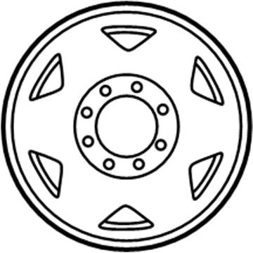 Ford XL3Z-1015-EA Wheel, Alloy