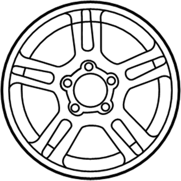 Ford 1L3Z-1007-BA Wheel, Alloy