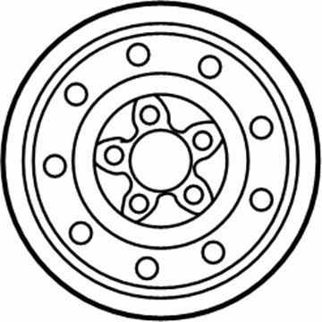 Ford 4L3Z-1015-FA Spare Wheel