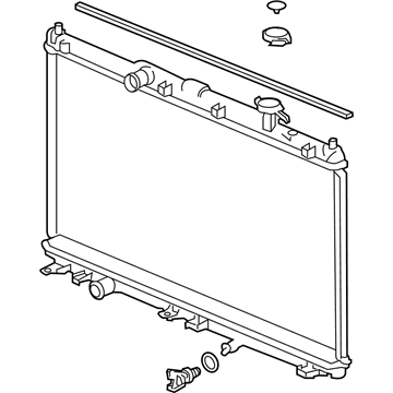 Honda 19010-5A2-A01 Radiator Complete