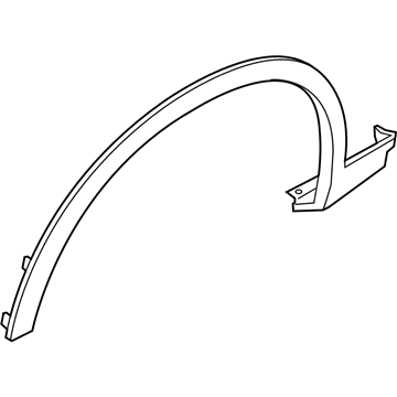 BMW 51-77-8-052-073 Cover, Wheel Arch, Front Left
