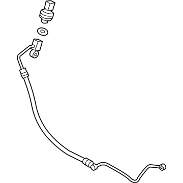 Infiniti 49720-1LA0D Power Steering Hose & Tube Assembly