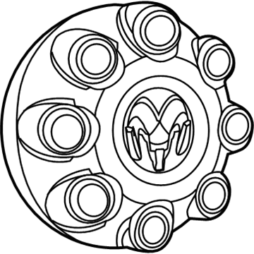 Mopar 4726279AA Wheel Center Cap