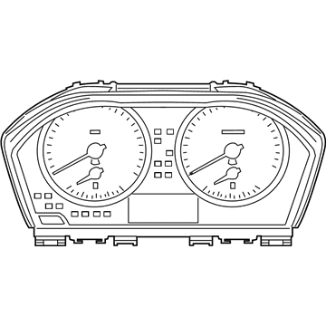 BMW 62-10-5-A24-5A3 INSTRUMENT CLUSTER