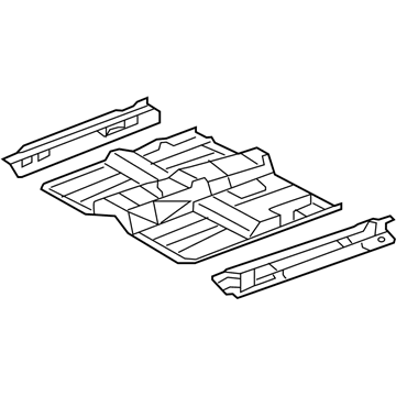 Acura 65100-TK4-A01ZZ Floor, Front