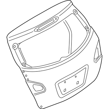 Nissan K010M-1VKMA Door - Back