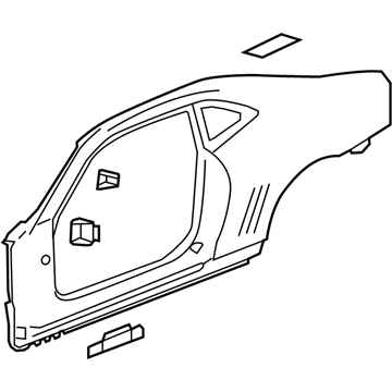 GM 20984999 Panel Asm-Body Side Outer