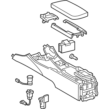 Lexus 58810-53150-C0 Box Assembly, Console