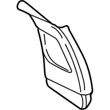 BMW 51-43-7-065-361 Left Upper Column A Cover Its