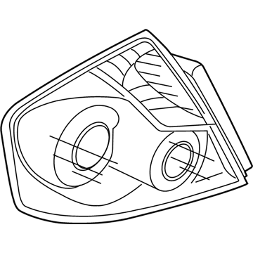 Infiniti 26559-EJ70A Body Assembly-Combination Lamp, LH