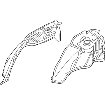 BMW 41-14-8-208-920 Rear Right Wheelhouse